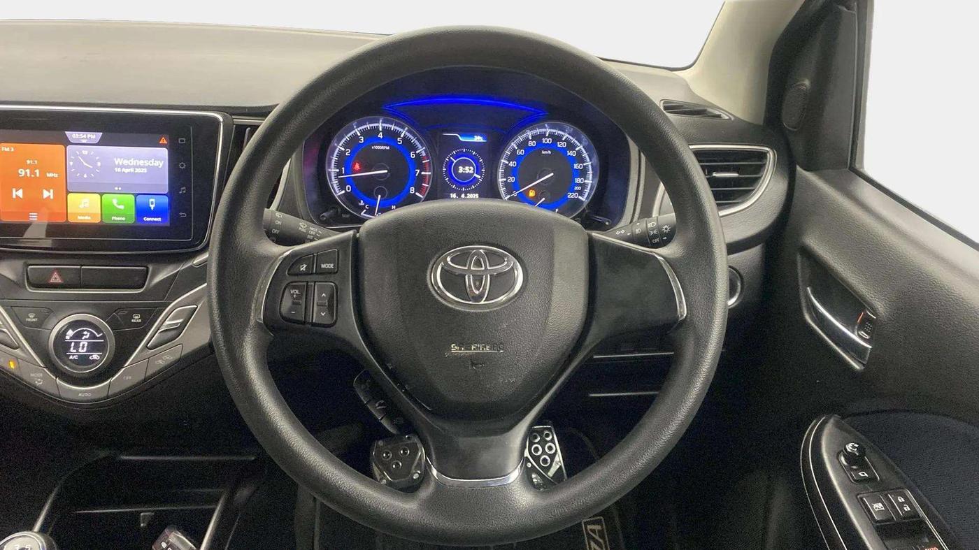 2020 Toyota Glanza G, Petrol, Manual, 32,689 km, Steering Wheel Close Up