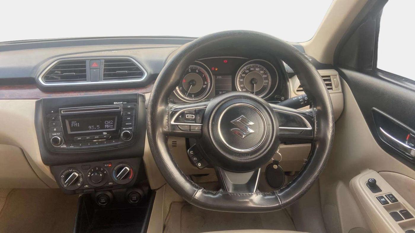 2017 Maruti Dzire VXI, Petrol, Manual, 78,200 km, Steering Wheel Close Up