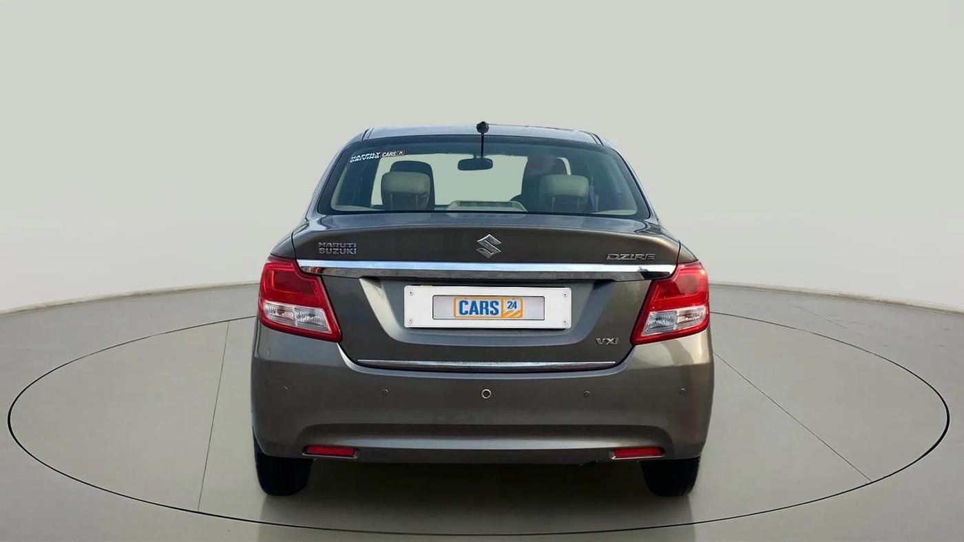2017 Maruti Dzire VXI, Petrol, Manual, 78,200 km, Back/Rear