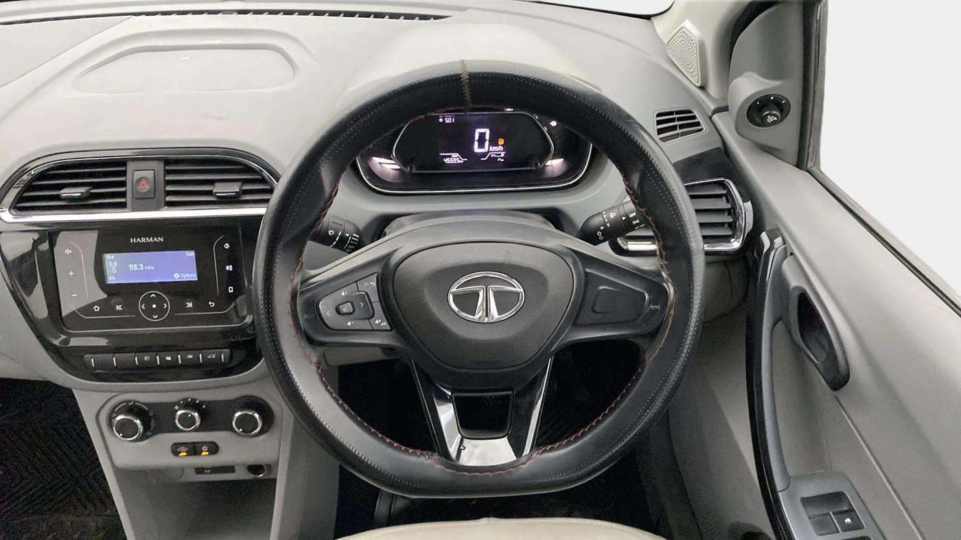2022 Tata TIGOR XZ CNG, CNG, Manual, 45,893 km, Steering Wheel Close Up