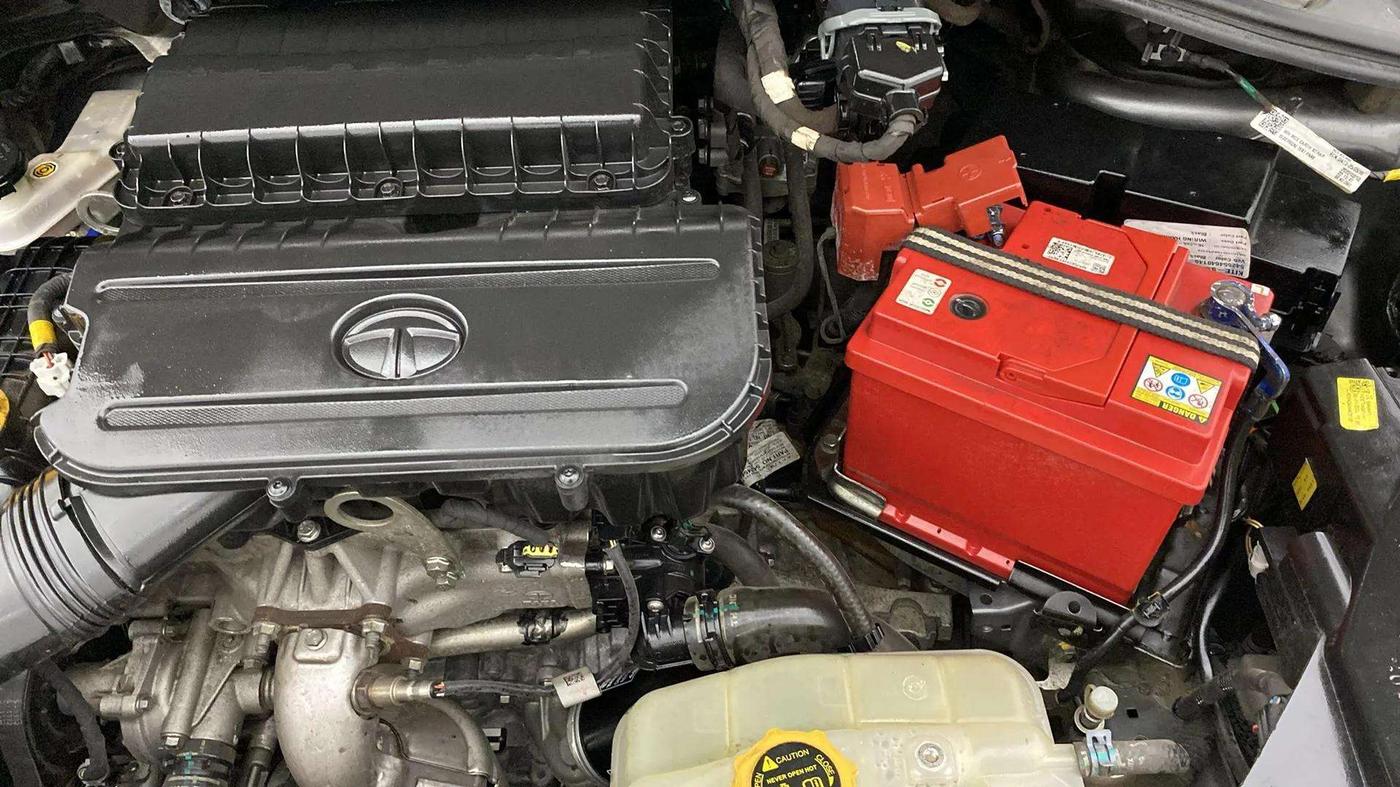 2022 Tata TIGOR XZ CNG, CNG, Manual, 45,893 km, Engine View - Left