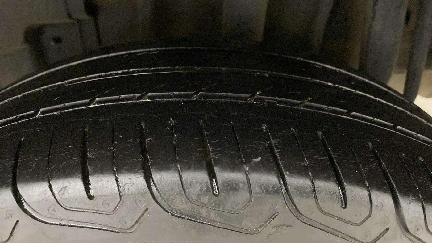 2022 Tata TIGOR XZ CNG, CNG, Manual, 45,893 km, Left Rear Tyre Tread