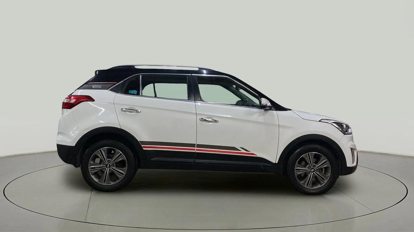 2016 Hyundai Creta SX PLUS  ANNIVERSARY EDITION 1.6 DIESEL, Diesel, Manual, 75,276 km, Right Side View