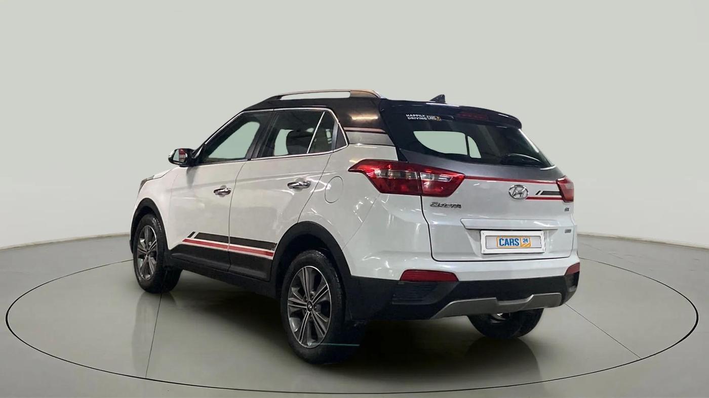 2016 Hyundai Creta SX PLUS  ANNIVERSARY EDITION 1.6 DIESEL, Diesel, Manual, 75,276 km, Left Back Diagonal