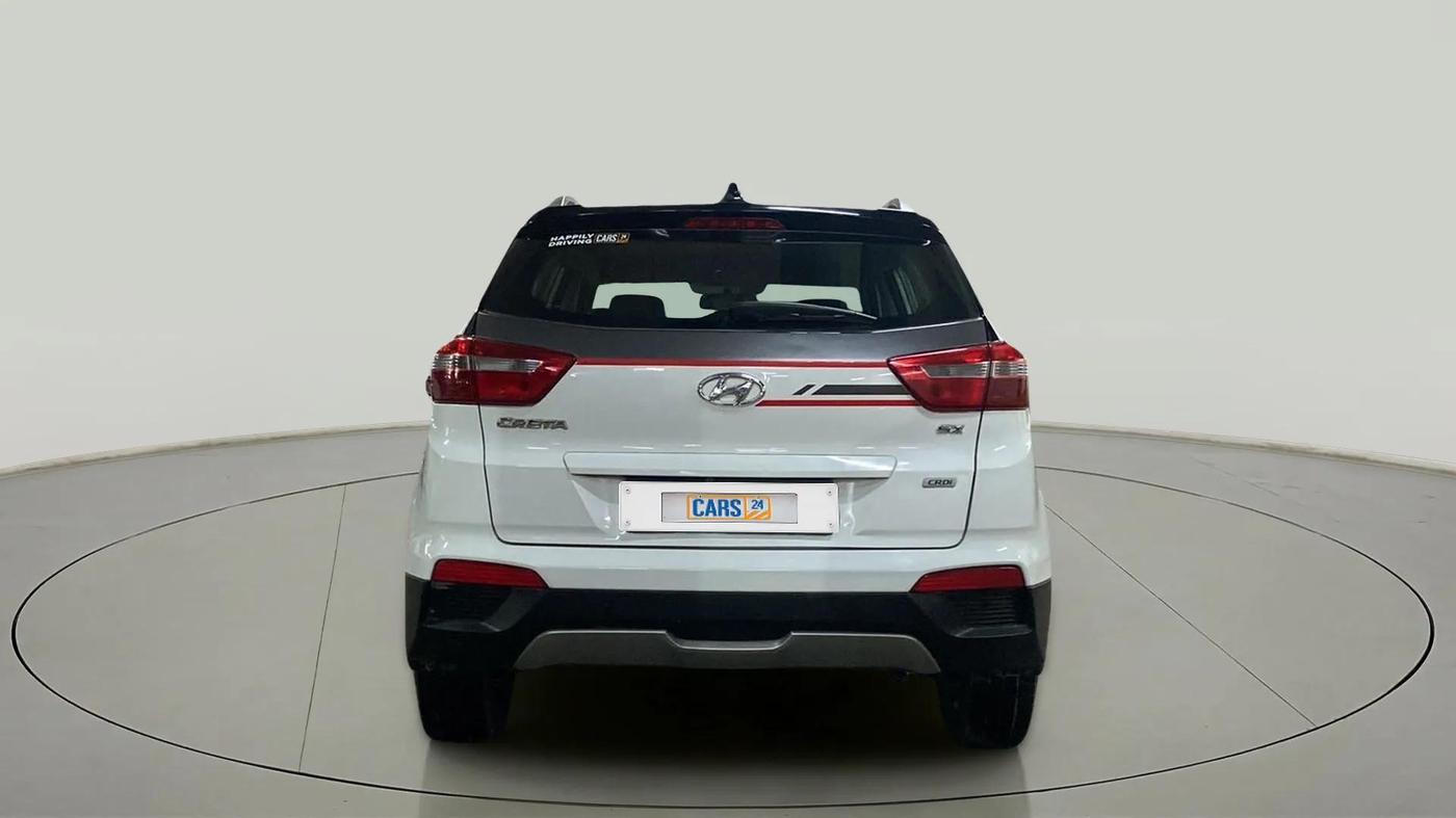 2016 Hyundai Creta SX PLUS  ANNIVERSARY EDITION 1.6 DIESEL, Diesel, Manual, 75,276 km, Back/Rear