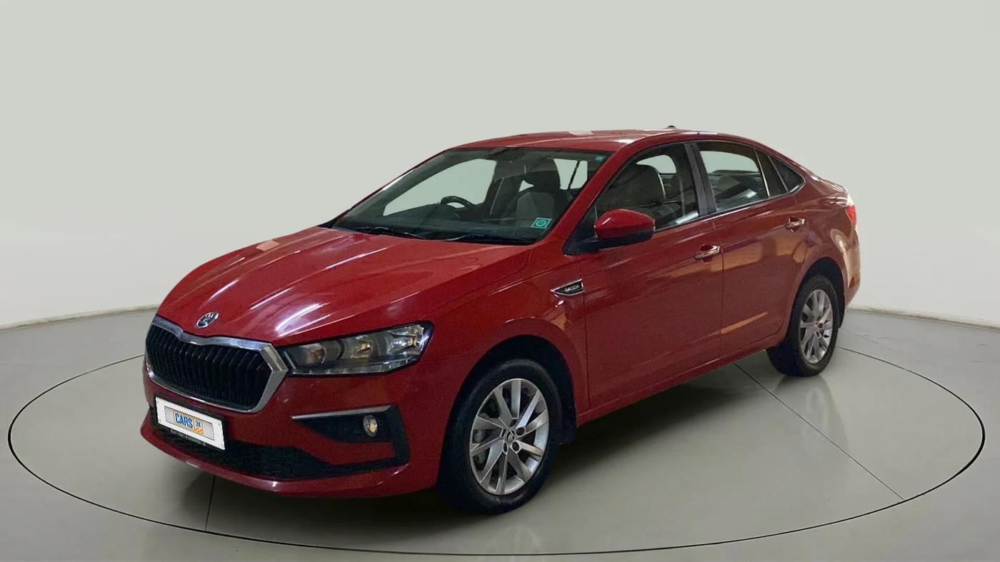 2022 Skoda SLAVIA AMBITION 1.0L TSI MT, Petrol, Manual, 23,367 km, Left Front Diagonal