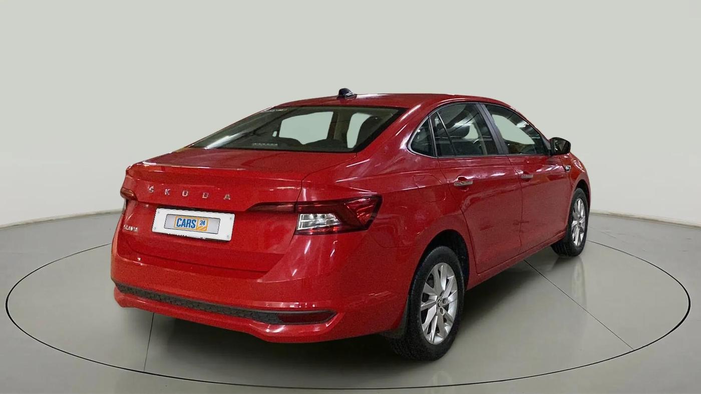 2022 Skoda SLAVIA AMBITION 1.0L TSI MT, Petrol, Manual, 23,367 km, Right Back Diagonal