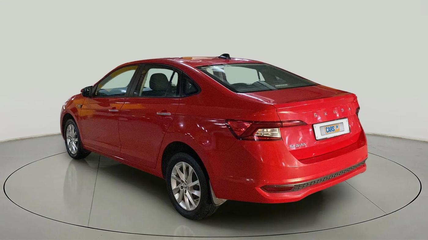 2022 Skoda SLAVIA AMBITION 1.0L TSI MT, Petrol, Manual, 23,367 km, Left Back Diagonal