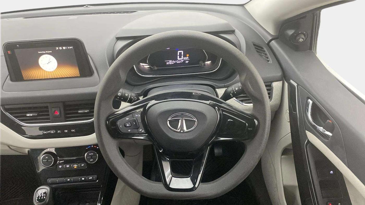 2021 Tata NEXON XZ PLUS PETROL, Petrol, Manual, 33,777 km, Steering Wheel Close Up