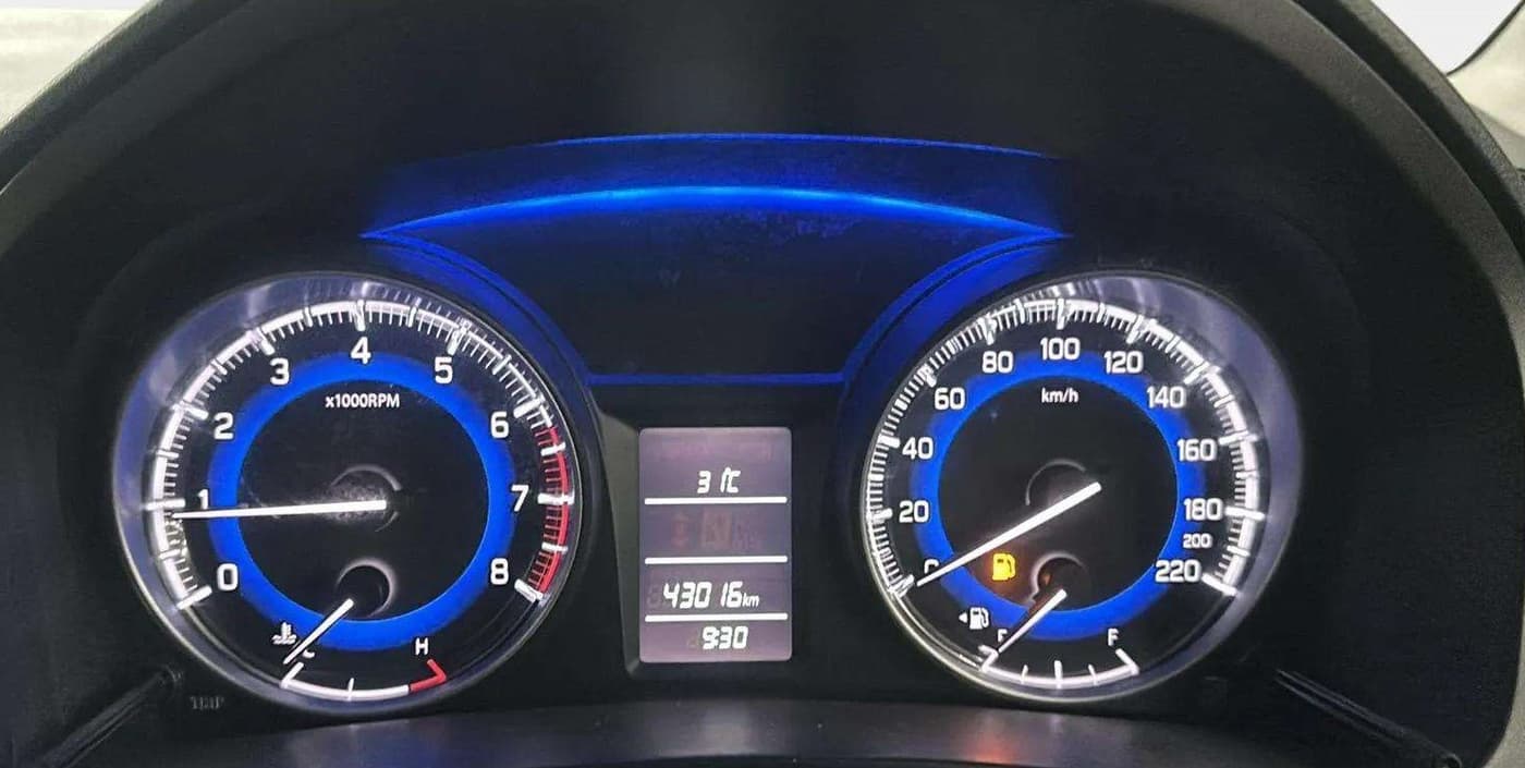 2017 Maruti Baleno DELTA PETROL 1.2, Petrol, Manual, 43,018 km, Odometer Image