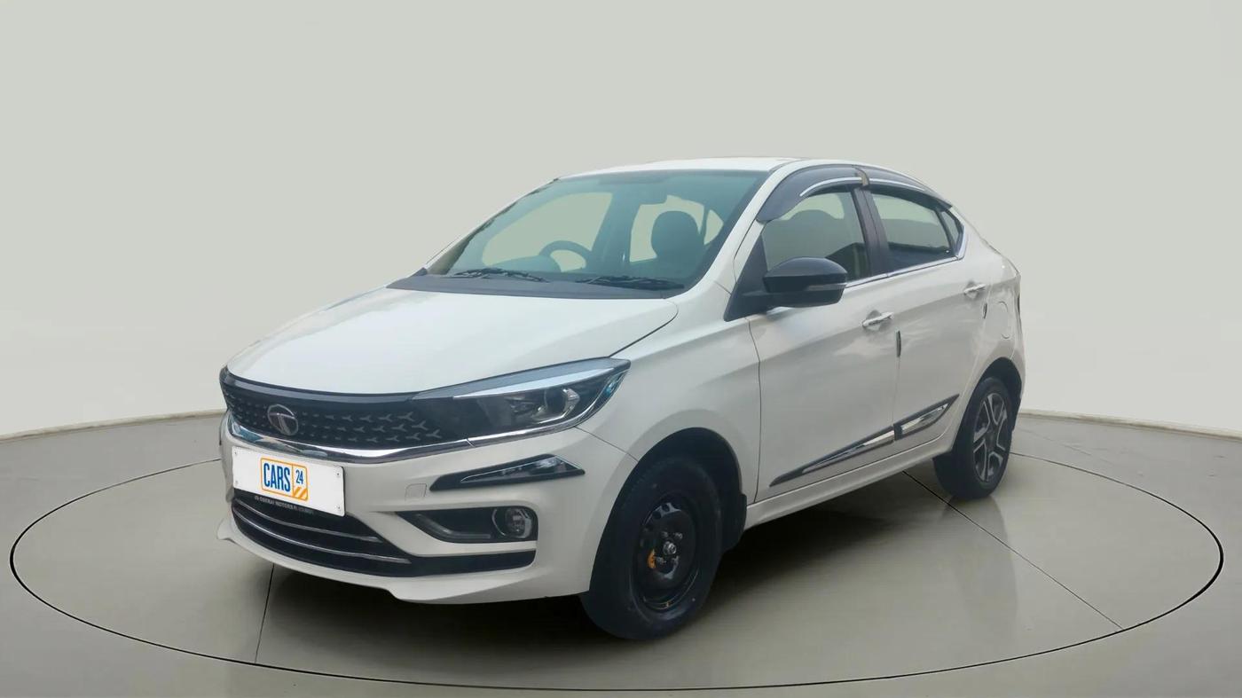 2021 Tata TIGOR XZ PLUS PETROL, Petrol, Manual, 42,598 km, Left Front Diagonal