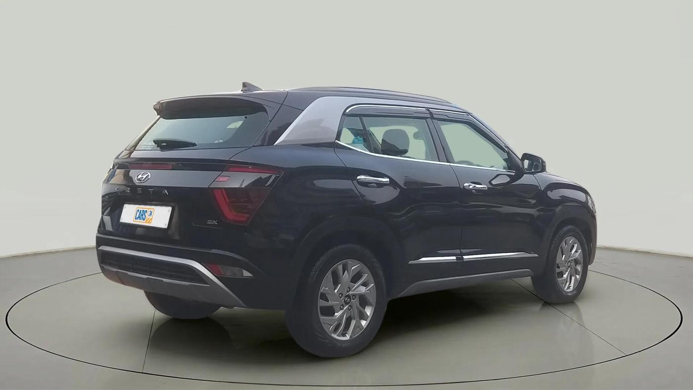 2021 Hyundai Creta SX EXECUTIVE 1.5 PETROL, Petrol, Manual, 33,085 km, Right Back Diagonal