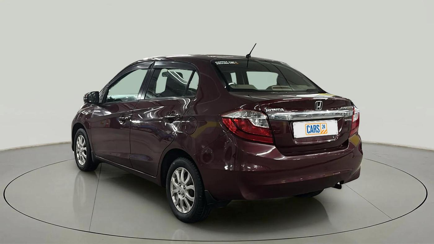 2016 Honda Amaze 1.2L I-VTEC VX AT, Petrol, Automatic, 24,912 km, Left Back Diagonal