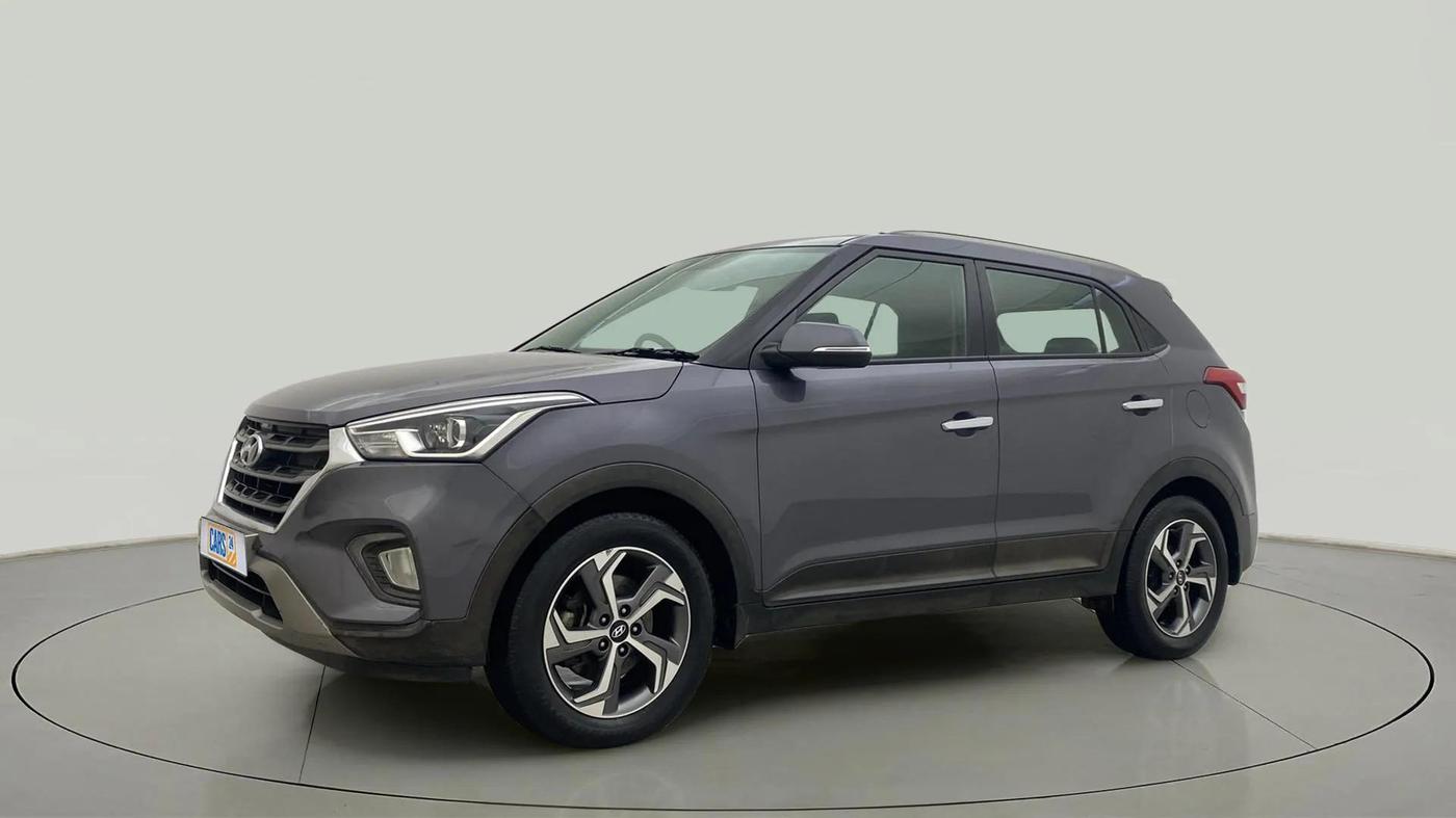 2019 Hyundai Creta SX AT 1.6 PETROL, Petrol, Automatic, 28,578 km, Left Front Diagonal