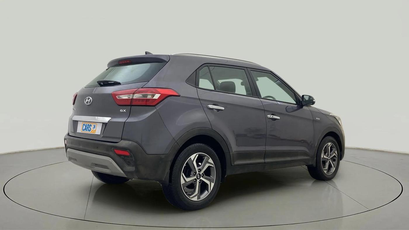 2019 Hyundai Creta SX AT 1.6 PETROL, Petrol, Automatic, 28,578 km, Right Back Diagonal