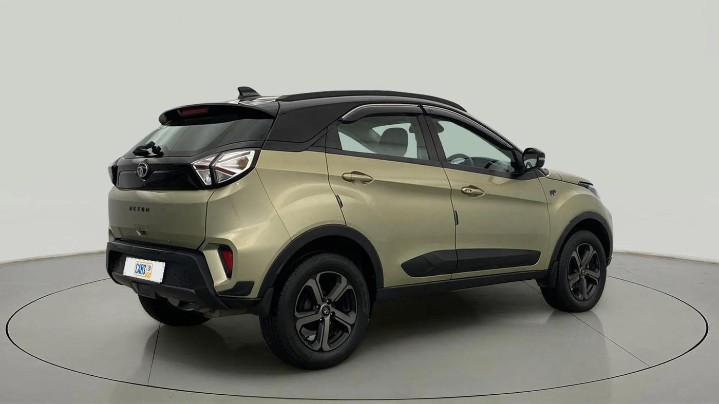 2022 Tata NEXON XZ PLUS (PREMIUM) KAZIRANGA PETROL, Petrol, Manual, 44,432 km, Right Back Diagonal