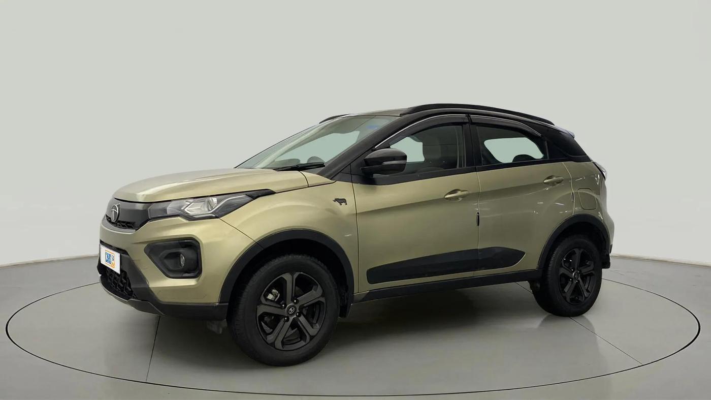 2022 Tata NEXON XZ PLUS (PREMIUM) KAZIRANGA PETROL, Petrol, Manual, 44,432 km, Left Front Diagonal