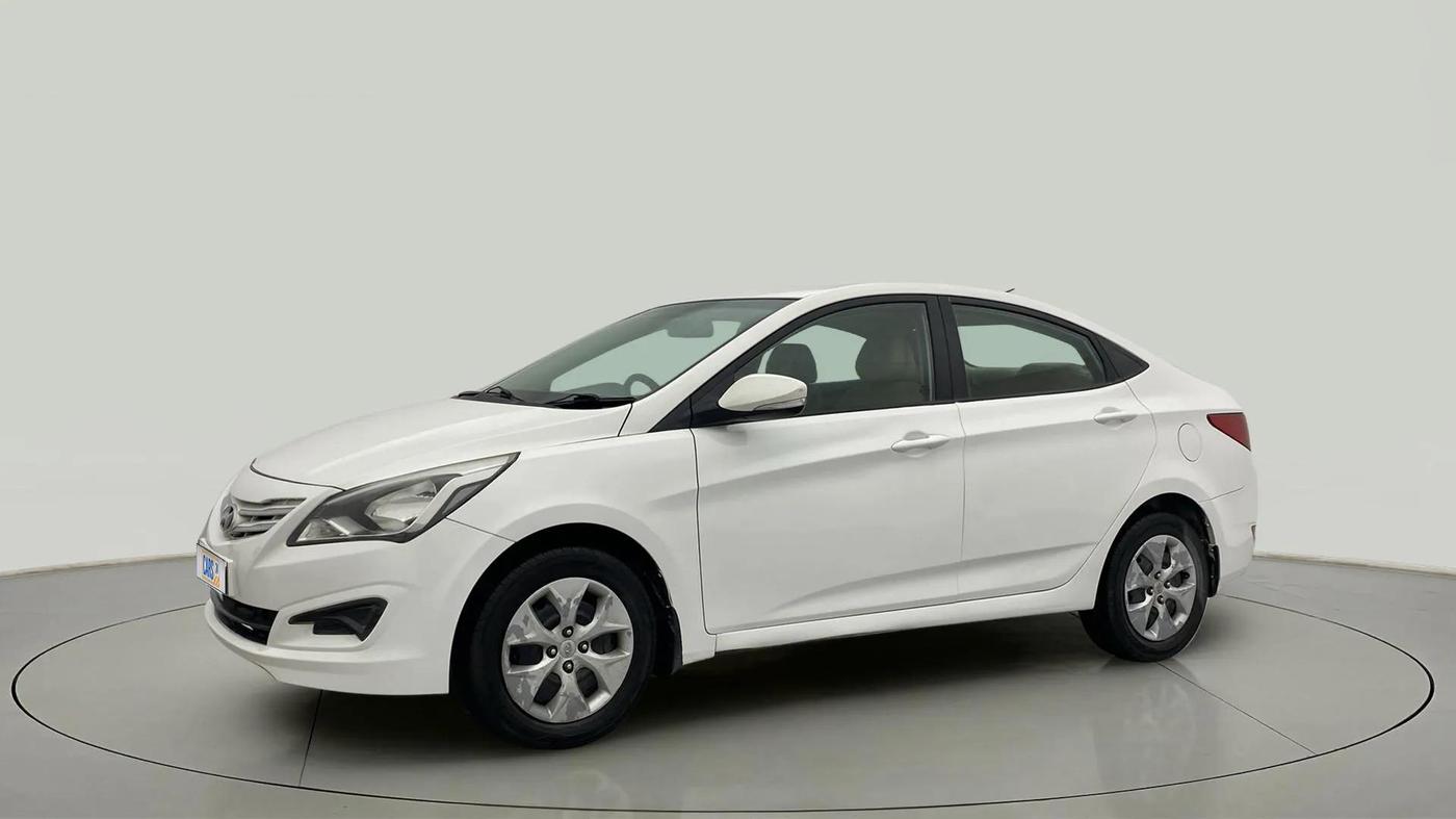 2016 Hyundai Verna 1.4 VTVT, Petrol, Manual, 85,218 km, Left Front Diagonal