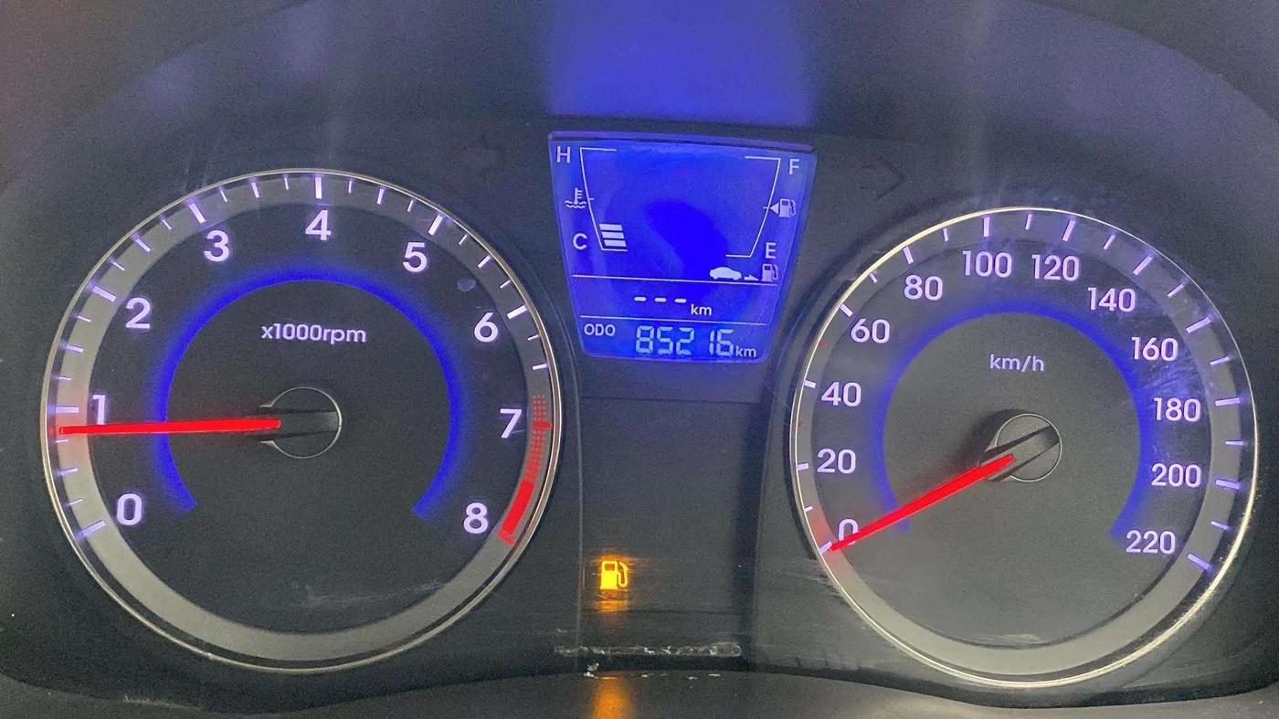 2016 Hyundai Verna 1.4 VTVT, Petrol, Manual, 85,218 km, Odometer Image