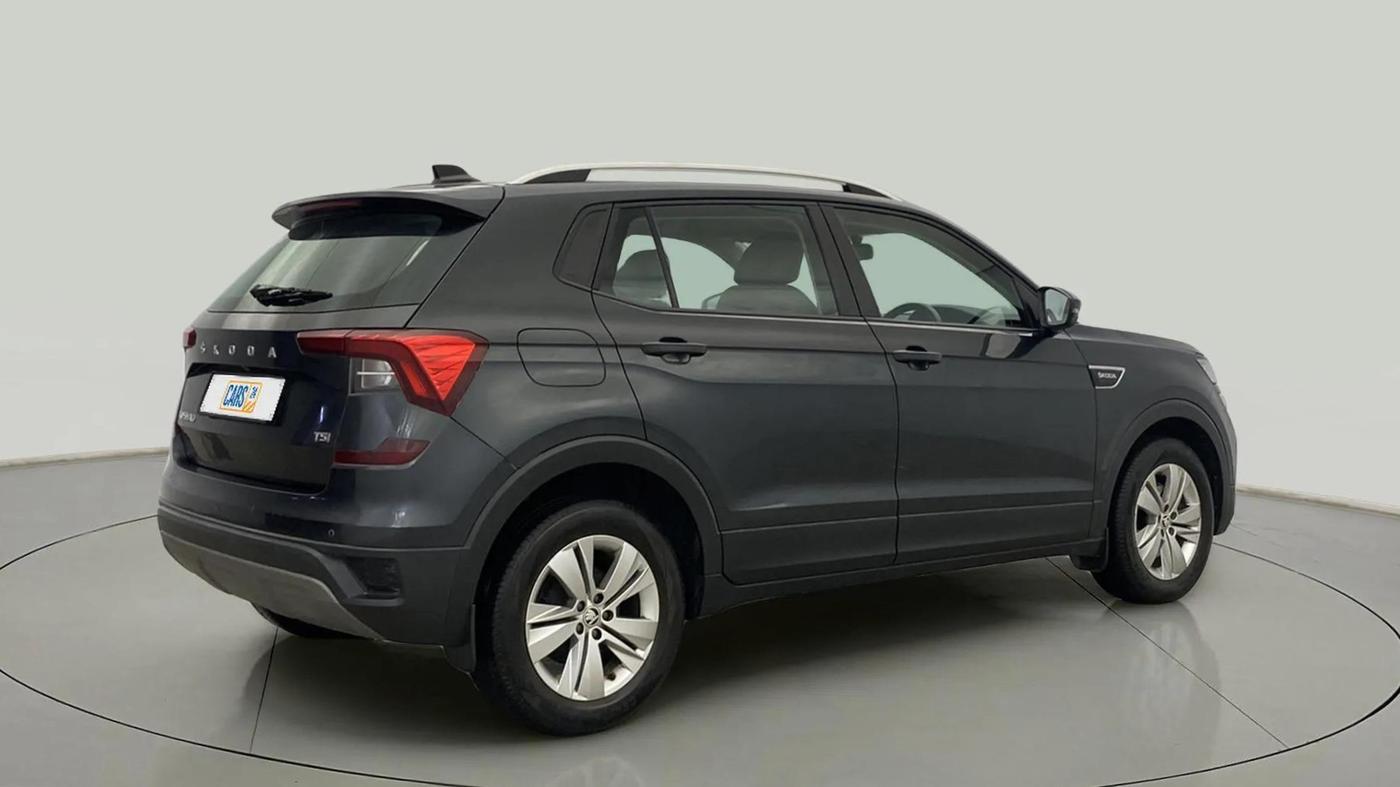 2023 Skoda KUSHAQ AMBITION 1.5 TSI DSG, Petrol, Automatic, 27,065 km, Right Back Diagonal