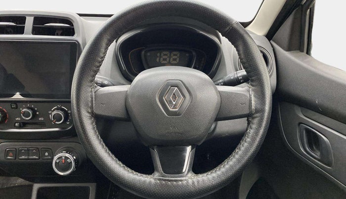 2018 Renault Kwid RXT 1.0 AMT, Petrol, Automatic, 6,098 km, Steering Wheel Close Up
