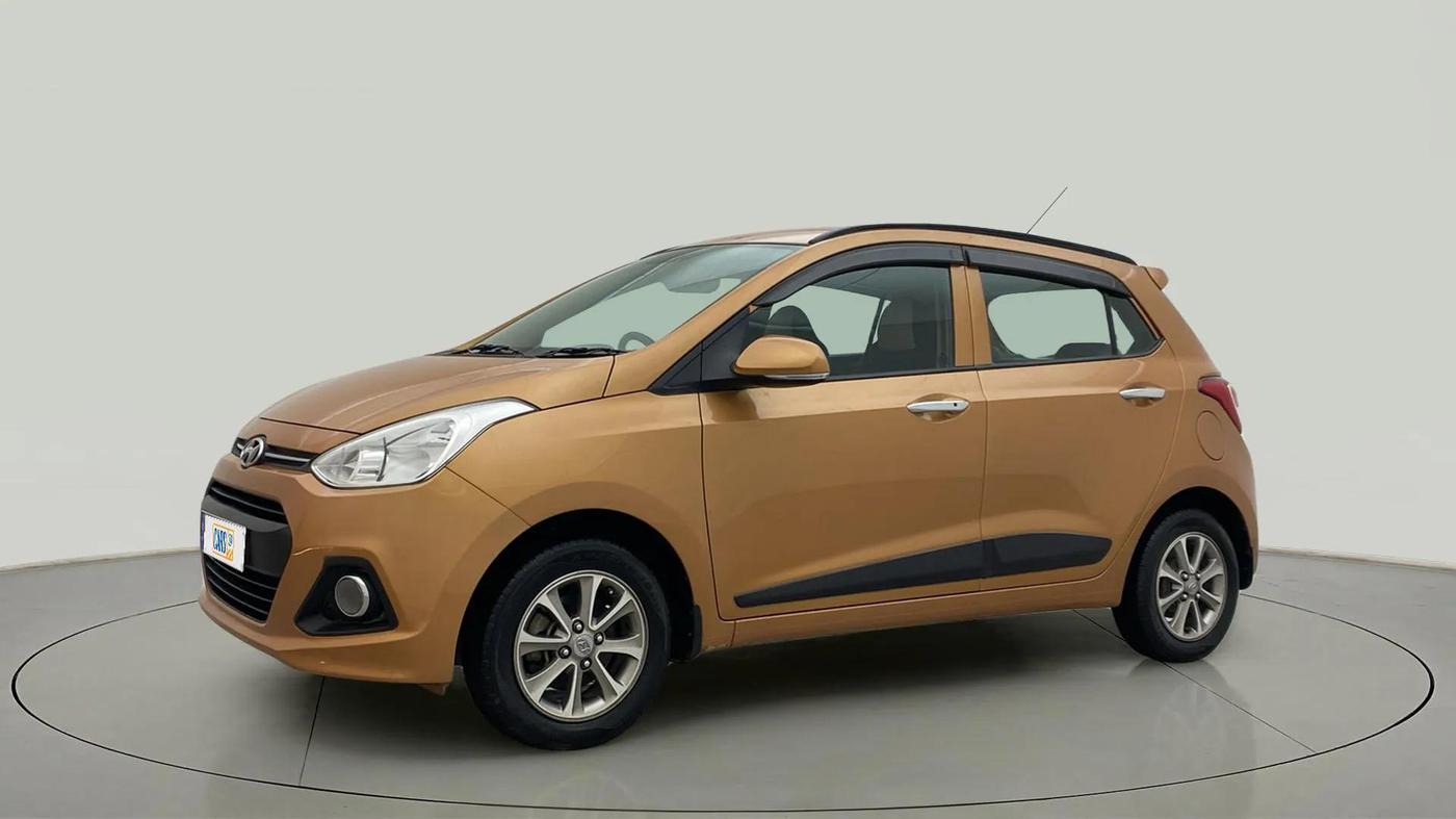 2016 Hyundai Grand i10 ASTA (O) 1.2 KAPPA VTVT, Petrol, Manual, 17,535 km, Left Front Diagonal