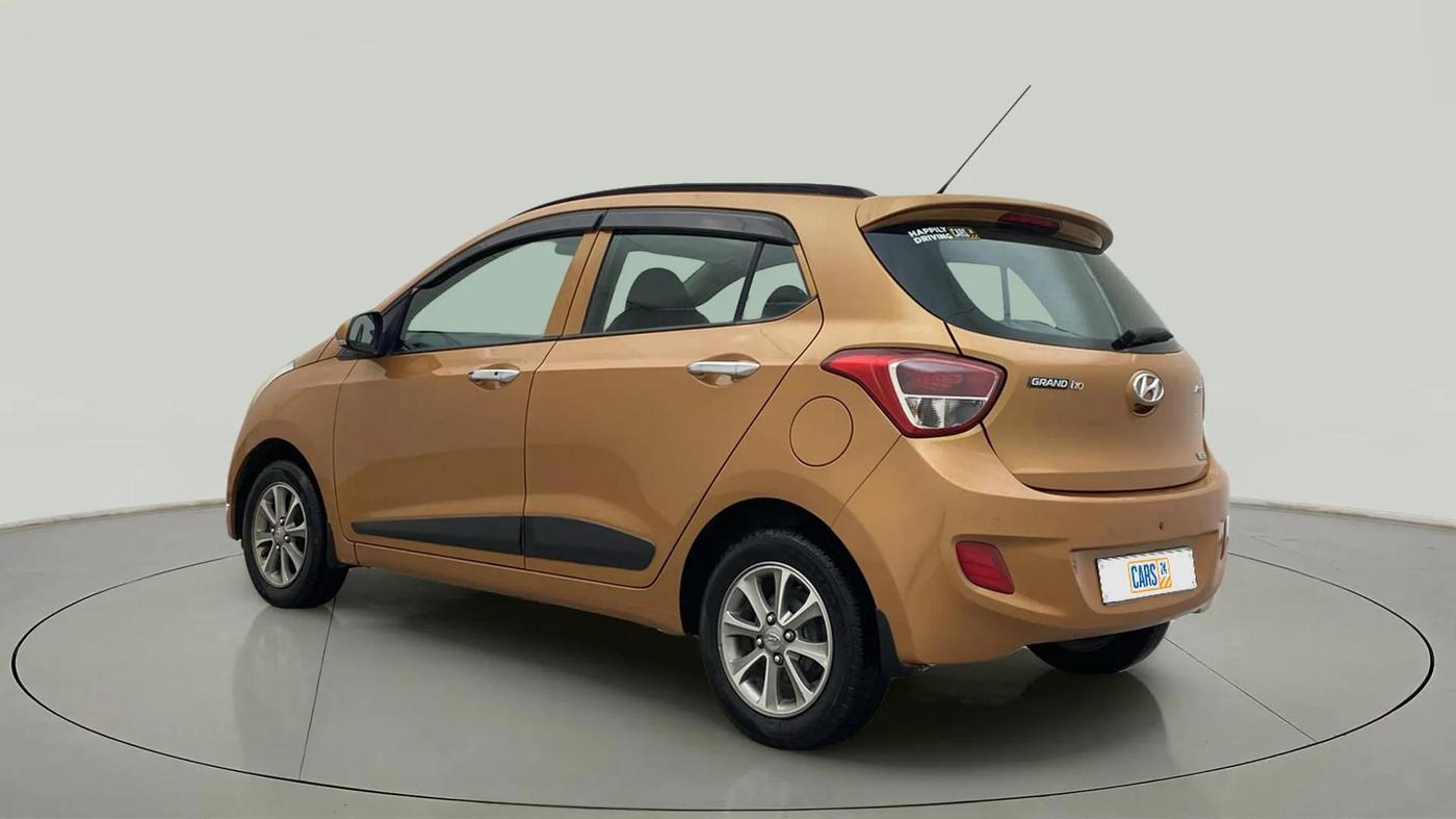 2016 Hyundai Grand i10 ASTA (O) 1.2 KAPPA VTVT, Petrol, Manual, 17,535 km, Left Back Diagonal