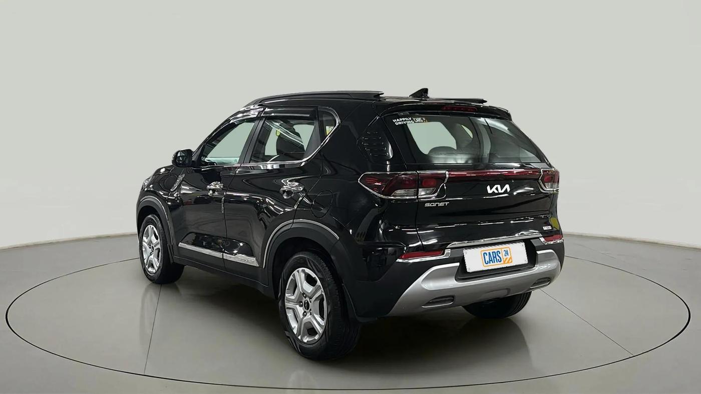 2022 KIA SONET HTK PLUS 1.0 IMT, Petrol, Manual, 39,809 km, Left Back Diagonal