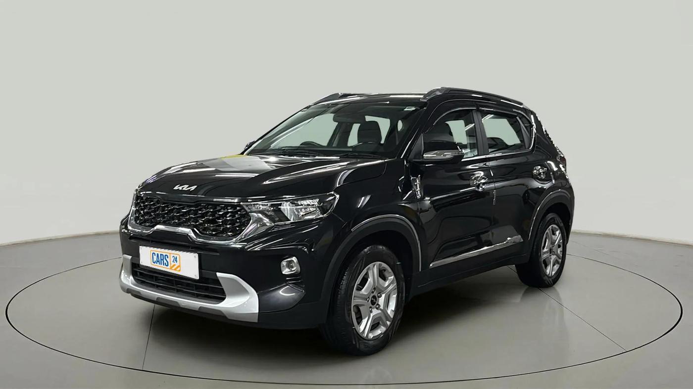 2022 KIA SONET HTK PLUS 1.0 IMT, Petrol, Manual, 39,809 km, Left Front Diagonal
