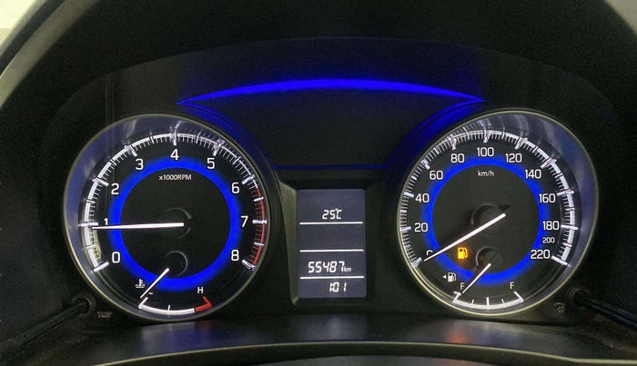2018 Maruti Baleno DELTA PETROL 1.2, Petrol, Manual, 55,540 km, Odometer Image