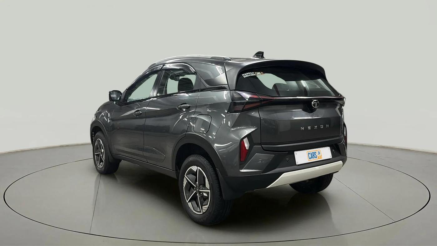2024 Tata NEXON CREATIVE + AMT 1.5 DIESEL, Diesel, Automatic, 7,641 km, Left Back Diagonal