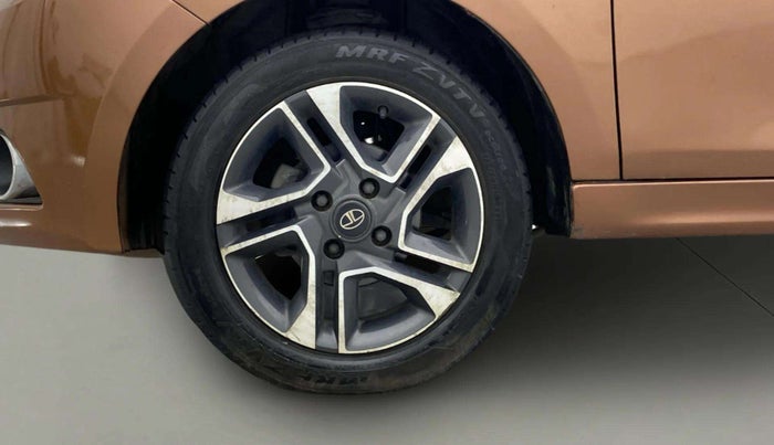 2017 Tata TIGOR XZ PETROL, Petrol, Manual, 77,072 km, Left Front Wheel
