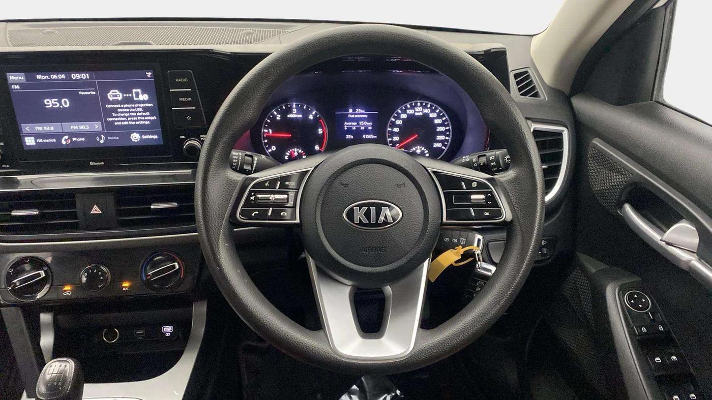 2021 KIA SELTOS HTK 1.5 DIESEL, Diesel, Manual, 41,538 km, Steering Wheel Close Up