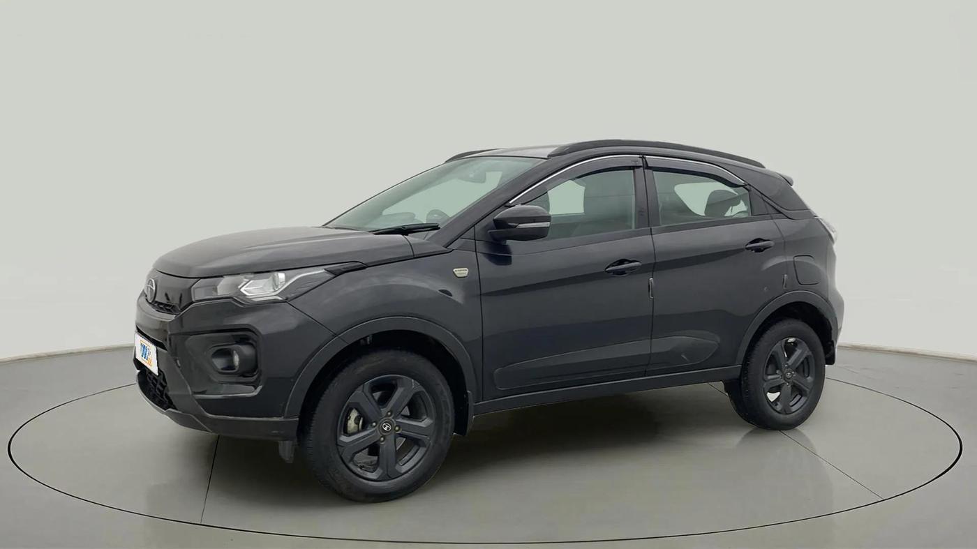2022 Tata NEXON XZA PLUS PETROL DARK EDITION, Petrol, Automatic, 26,356 km, Left Front Diagonal