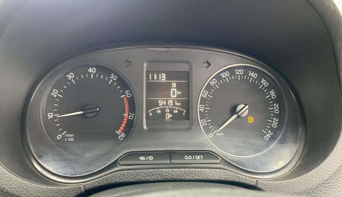 2021 Skoda Rapid 1.0 AMBITION TSI MT, Petrol, Manual, 54,039 km, Odometer Image