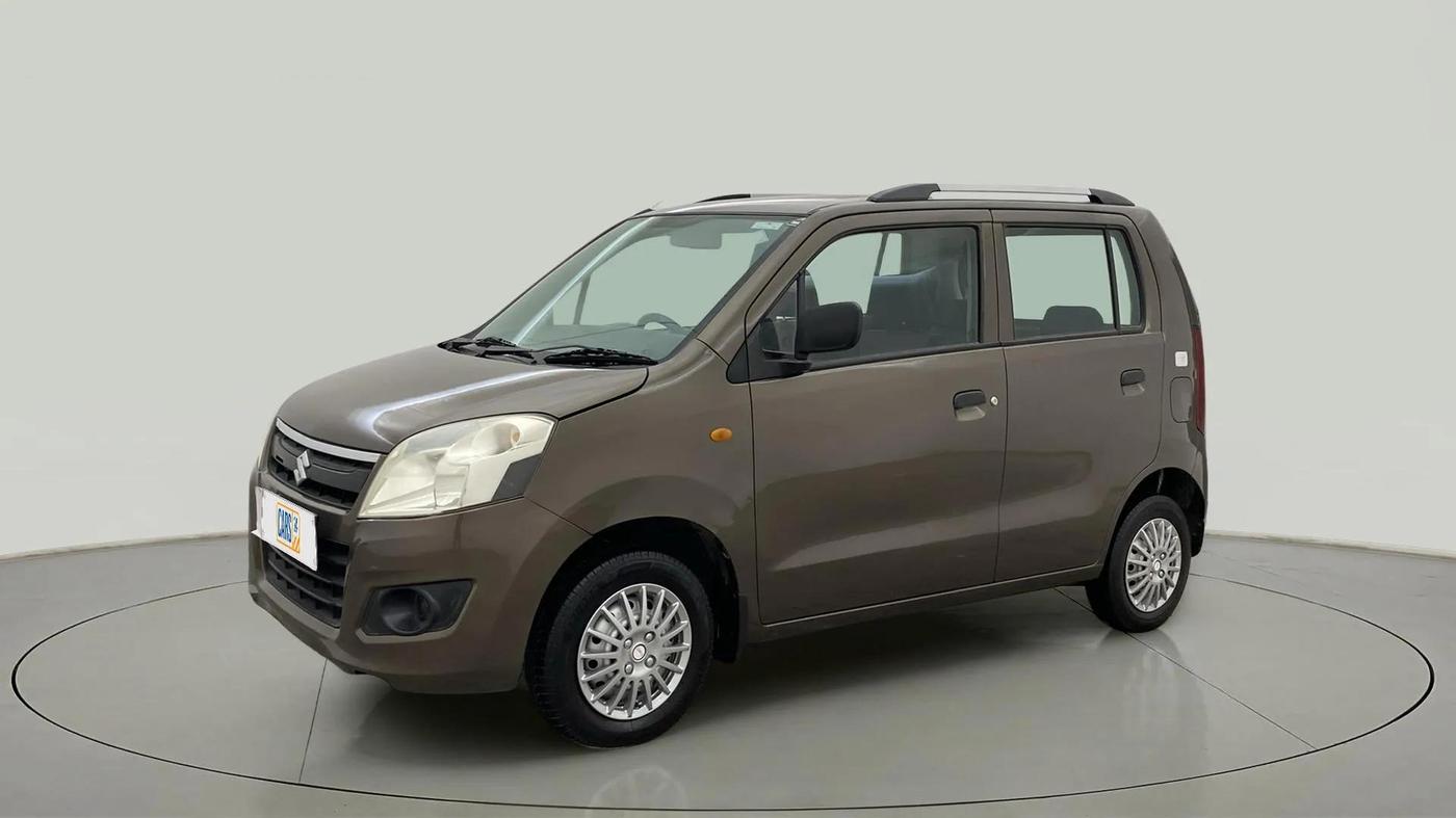 2014 Maruti Wagon R 1.0 LXI CNG, CNG, Manual, 72,605 km, Left Front Diagonal