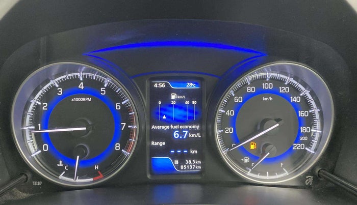 2020 Toyota Glanza G ISG, Petrol, Manual, 85,102 km, Odometer Image