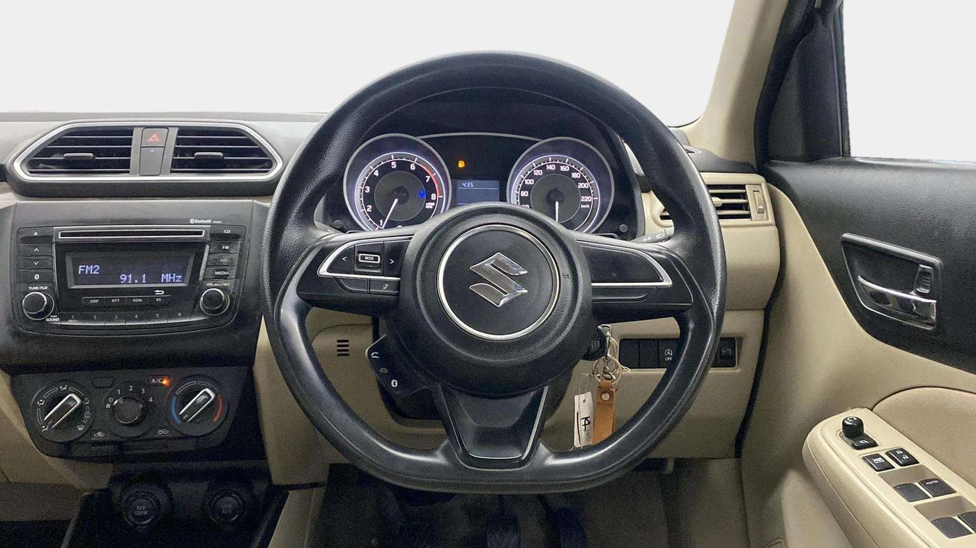 2020 Maruti Dzire VXI, Petrol, Manual, 82,557 km, Steering Wheel Close Up