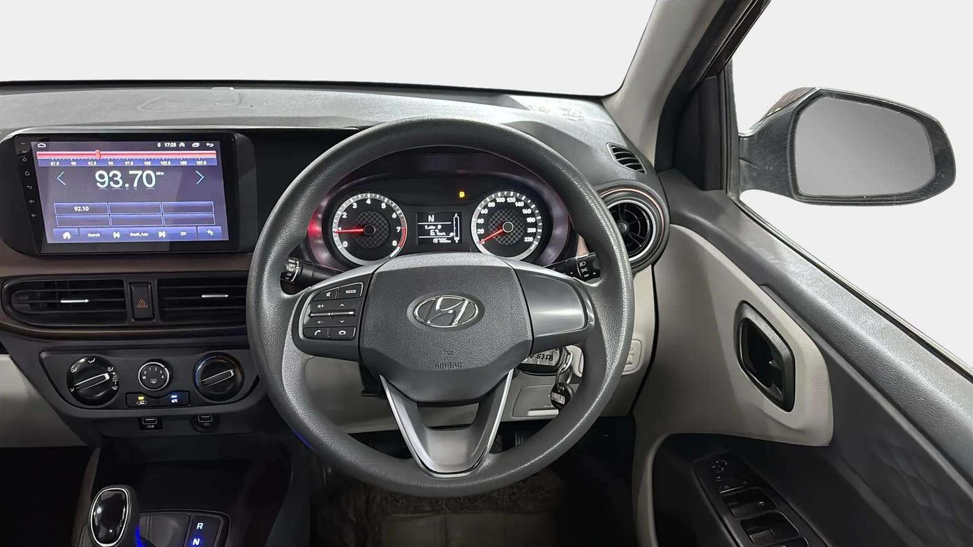 2020 Hyundai AURA S 1.2 AMT, Petrol, Automatic, 19,764 km, Steering Wheel Close Up