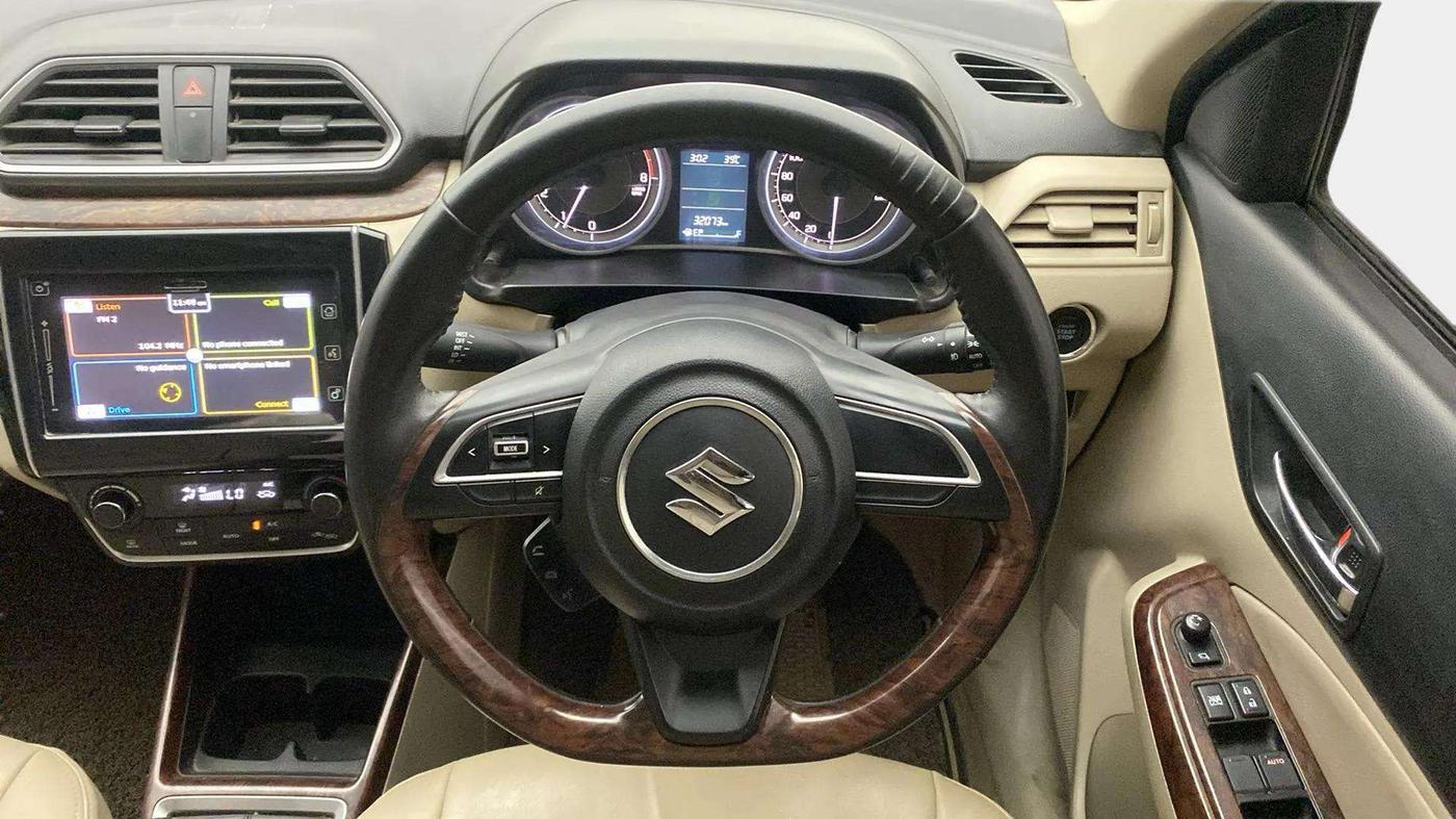 2018 Maruti Dzire ZXI PLUS, Petrol, Manual, 32,053 km, Steering Wheel Close Up