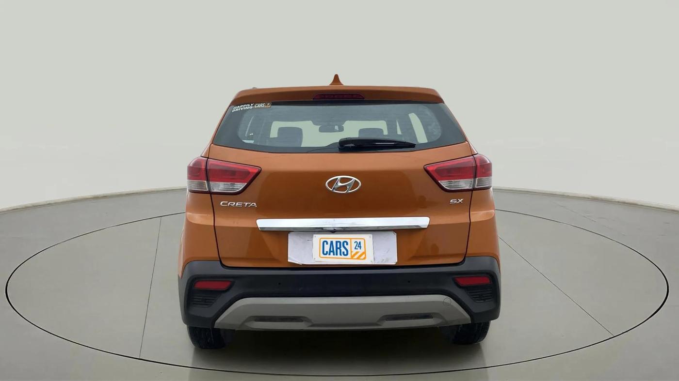 2018 Hyundai Creta SX AT 1.6 PETROL, Petrol, Automatic, 39,633 km, Back/Rear
