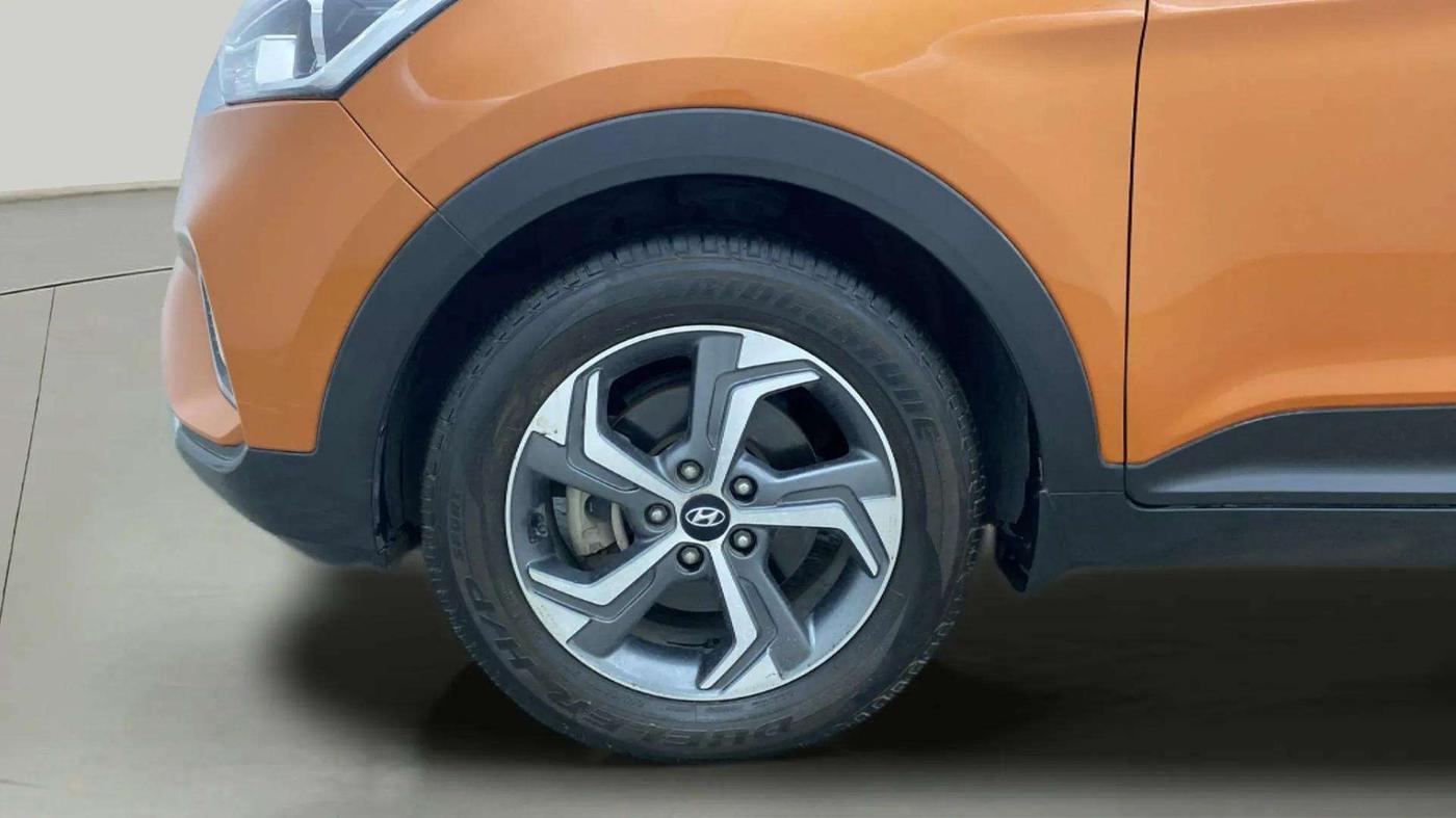 2018 Hyundai Creta SX AT 1.6 PETROL, Petrol, Automatic, 39,633 km, Left Front Wheel