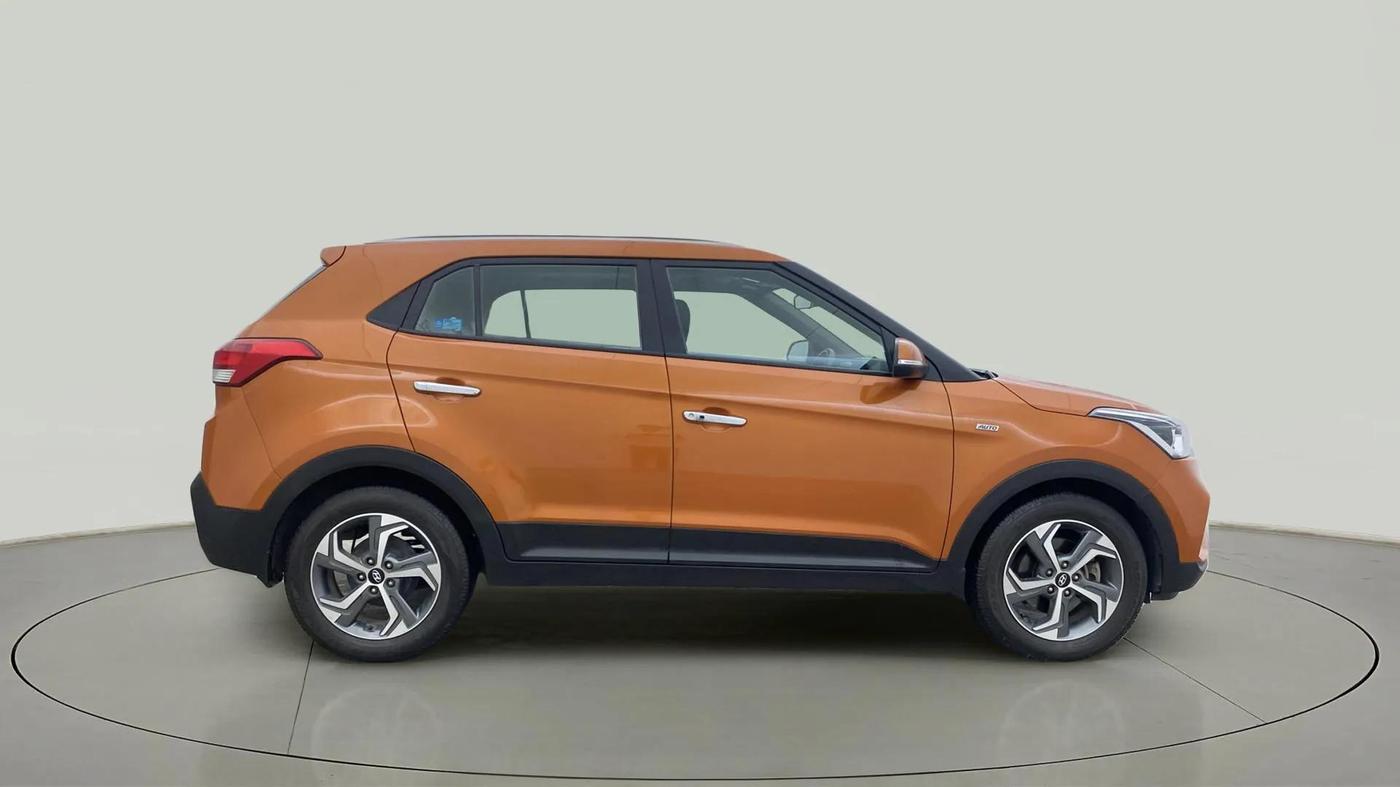 2018 Hyundai Creta SX AT 1.6 PETROL, Petrol, Automatic, 39,633 km, Right Side View