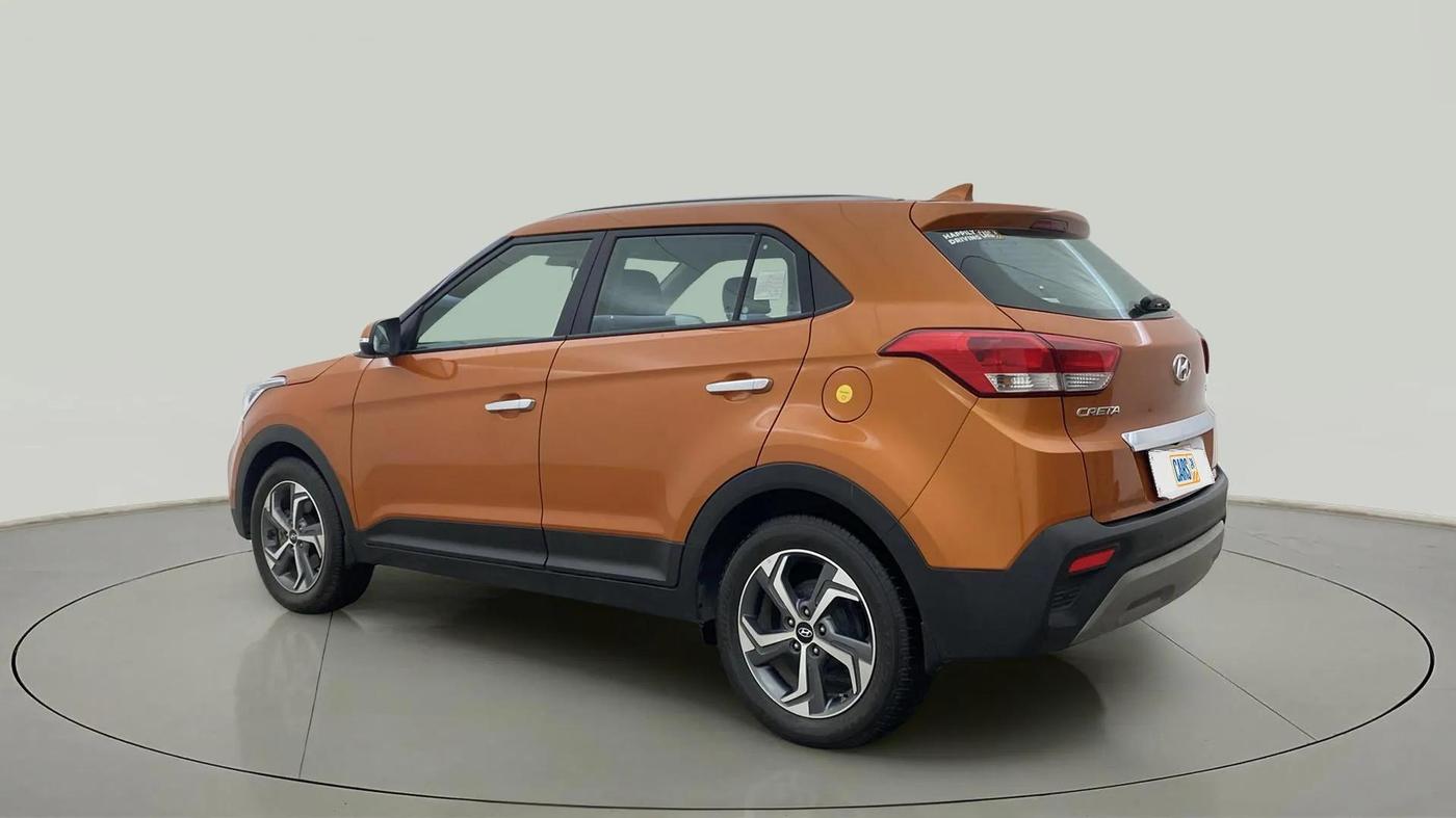 2018 Hyundai Creta SX AT 1.6 PETROL, Petrol, Automatic, 39,633 km, Left Back Diagonal