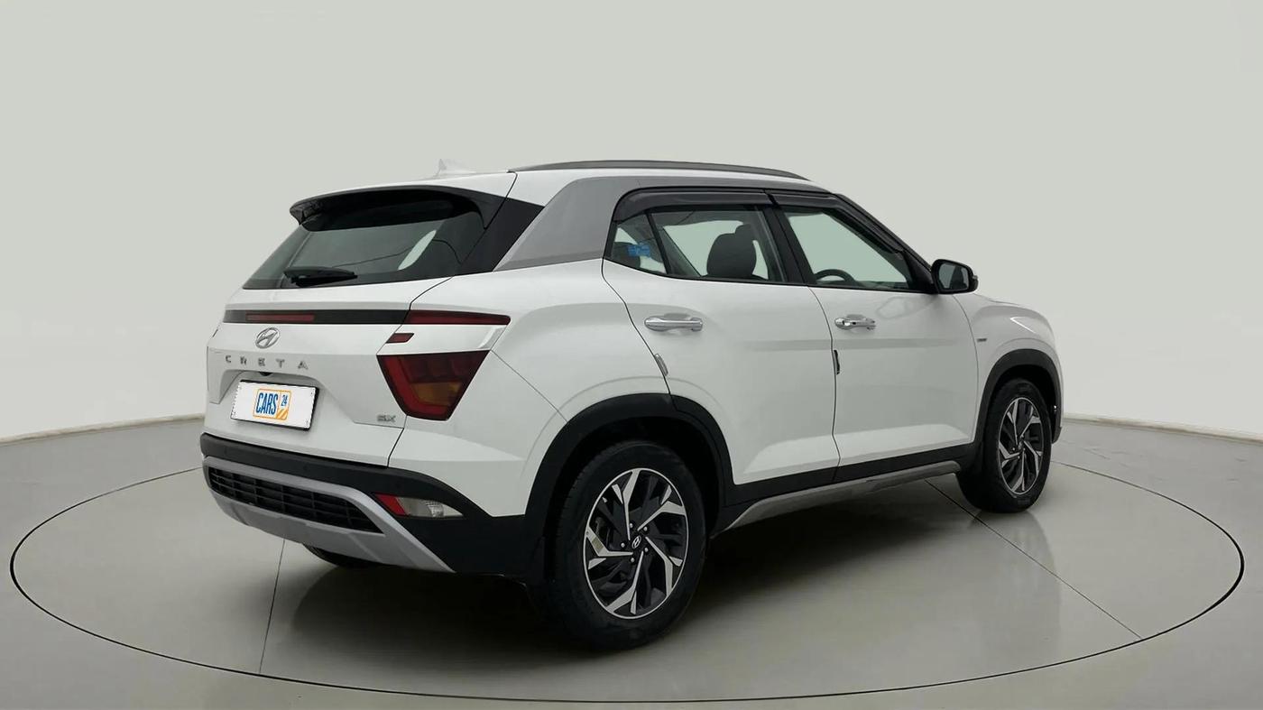 2022 Hyundai Creta SX (O) AT 1.5 DIESEL, Diesel, Automatic, 34,335 km, Right Back Diagonal