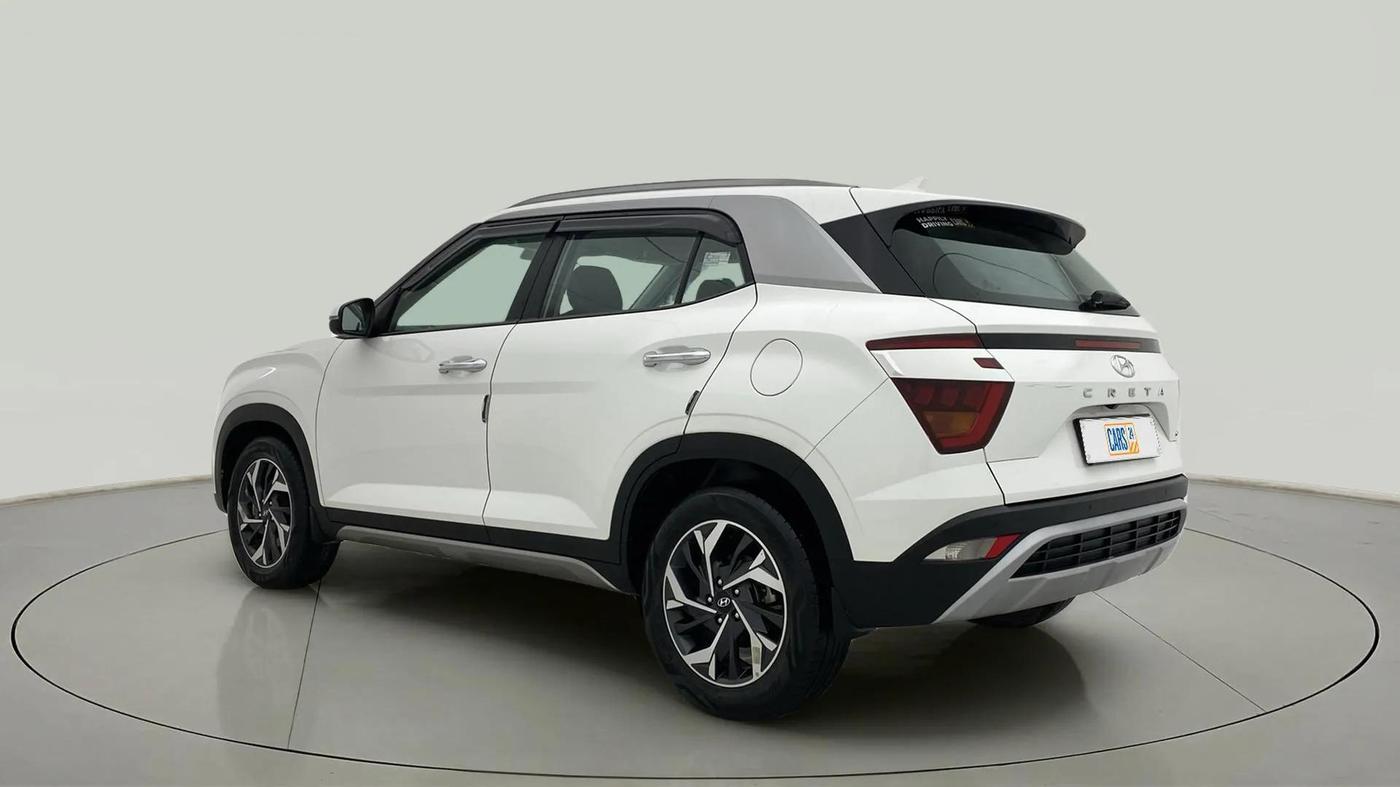 2022 Hyundai Creta SX (O) AT 1.5 DIESEL, Diesel, Automatic, 34,335 km, Left Back Diagonal