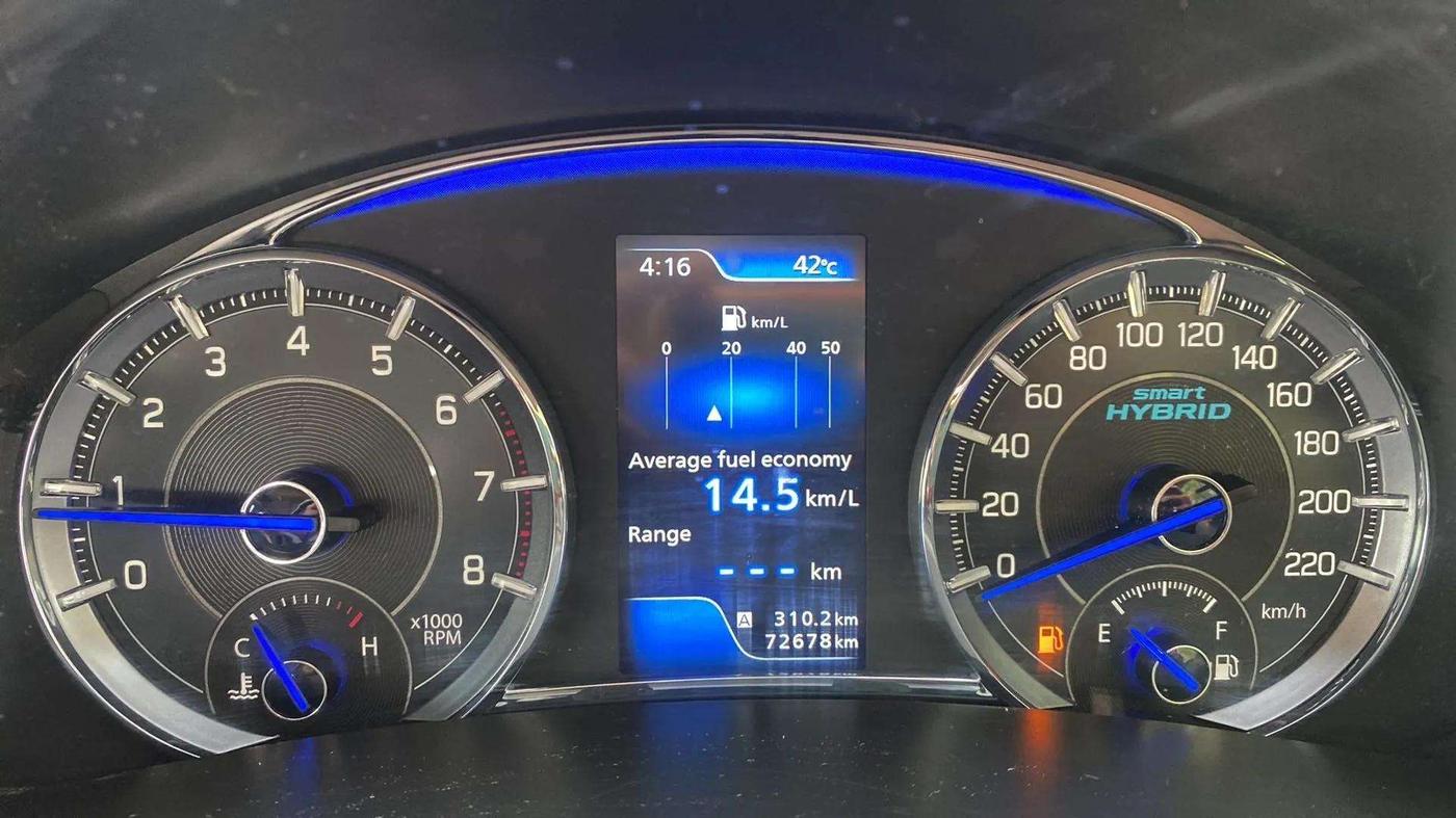 2021 Maruti Ciaz SIGMA 1.5 SHVS MT  PETROL, Petrol, Manual, 72,726 km, Odometer Image