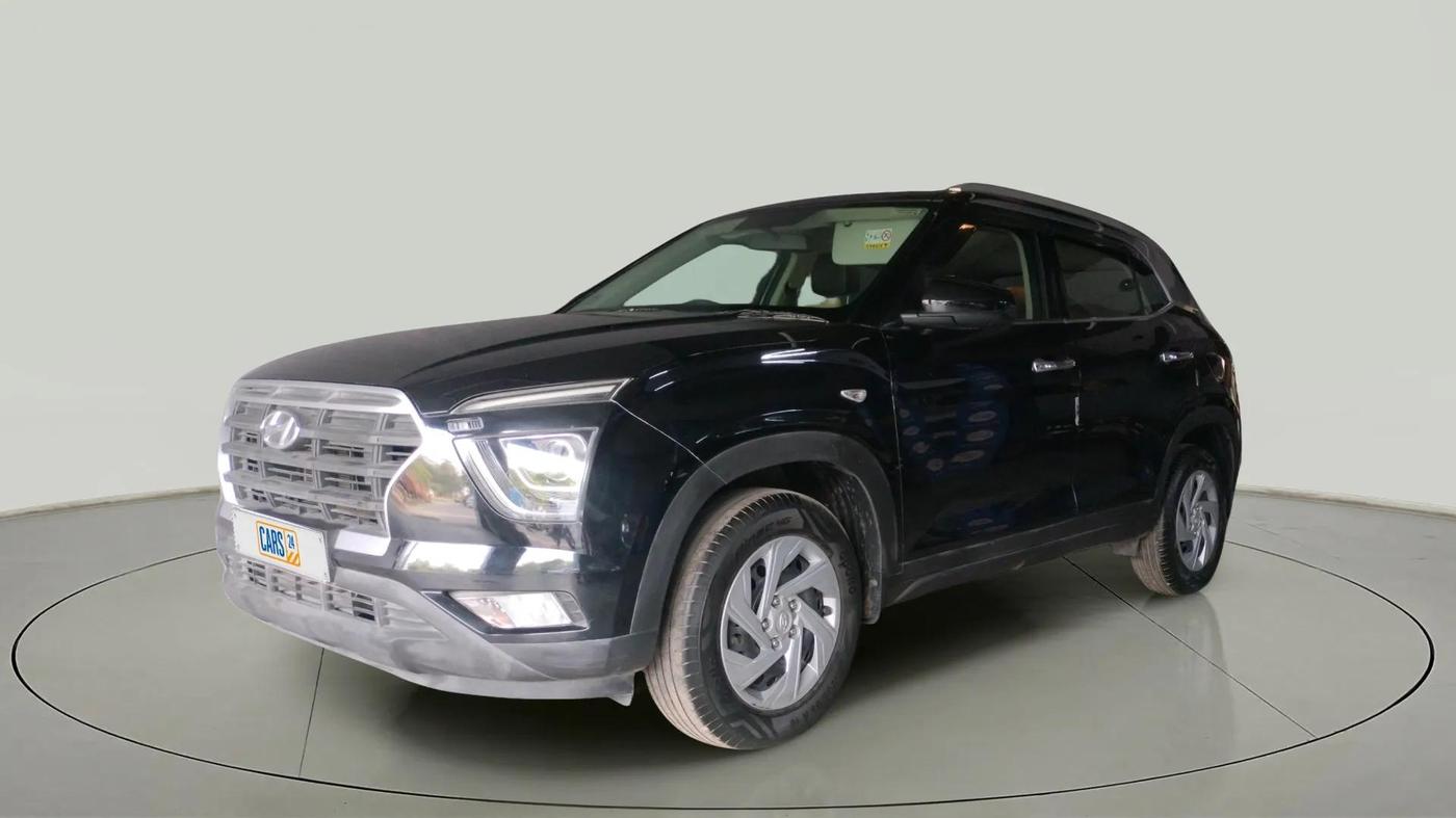 2022 Hyundai Creta E 1.5 DIESEL, Diesel, Manual, 21,587 km, Left Front Diagonal