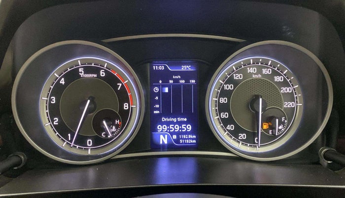 2020 Maruti Dzire ZXI Plus AMT, Petrol, Automatic, 51,225 km, Odometer Image