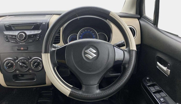2017 Maruti Wagon R 1.0 VXI, Petrol, Manual, 34,473 km, Steering Wheel Close Up